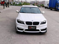 CLY Bumper Mobil untuk BMW 09-12 3 Seri E90 LCI Upgrade M4 Tubuh Kit Bumper Depan Belakang Bumper Fender CS Hood
