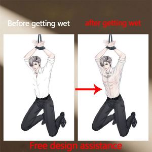 Custom Water-Sensitive Anime Star Greeting Cards with Coated <b>Paper</b> and Hot Stamping Display <b>Patterns</b> Activated by Water - Product Image 4