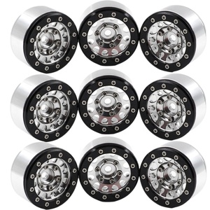 Jantes Beadlock en alliage d'aluminium, 1.55 pouces, pour pièces de voiture RC <span class=keywords><strong>TRX4M</strong></span> 1/18, 4 pièces/ensemble - Product Image 2