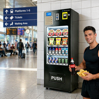 Distributeur automatique de collations intelligent RUNYANG, sans personnel, alimenté par l'IA, pour aliments et boissons