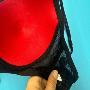 All'ingrosso CG145 ragazze reggiseno di pizzo <span class=keywords><strong>nero</strong></span> stampe floreali <span class=keywords><strong>Push</strong></span>-<span class=keywords><strong>up</strong></span> imbottito con pizzo segnato per il Logo Africa sulla tazza modello dollaro 0.6 - Product Image 6