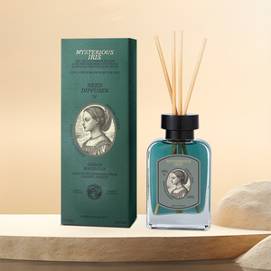 Diffuseur <span class=keywords><strong>de</strong></span> <span class=keywords><strong>parfum</strong></span> d'ambiance en verre naturel <span class=keywords><strong>parfum</strong></span>é Pêche Melon Nénuphars Jasmin <span class=keywords><strong>de</strong></span> Nuit Ylang Ylang 120ml 4.22oz - Product Image 3