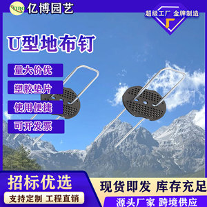 Kailizi U-Shaped Ground Stakes Stainless Steel Windproof For Weed Control Fabric And Artificial Turf - Product Image 2