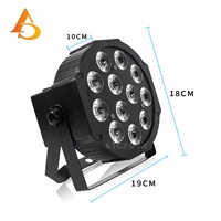 AICPOSE Promotion Markdown : Lot de 12 Projecteurs LED Par Can RGBWA UV 6-en-1 pour Scène et Soirées Disco