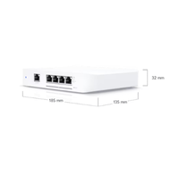 Ubiquiti UniFi USW-Flex-XG Commutateur L2 géré 10GbE 4x10G RJ45 1xGbE PoE+ Entrée Sans Ventilateur Bureau