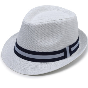 Chapeau Fedora d'été décontracté pour homme motif cocotier plage protection solaire Jazz paille Hatt - Product Image 6