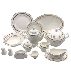 Service à café <span class=keywords><strong>et</strong></span> à thé en porcelaine fine en céramique New Bone 24 pièces, <span class=keywords><strong>la</strong></span> <span class=keywords><strong>Belle</strong></span> <span class=keywords><strong>et</strong></span> <span class=keywords><strong>la</strong></span> Bête, style arabe - Product Image 6