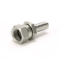 Raccord de tuyau hydraulique haute pression en acier au carbone, conique 60°, femelle, métrique JIS 28611