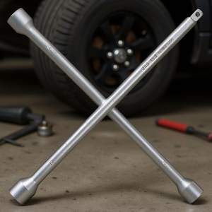 Clé cruciforme Fervi 14mm 17mm 19mm 21mm pour écrous de roue - Product Image 3