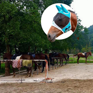 <b>Horse</b> Face <b>Mask</b> Breathable Mesh With Mosquito Protection For <b>Horse</b> <b>Head</b> Cover Elastic Flight <b>Mask</b> UV Protection - Product Image 4