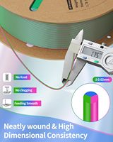 Filament de soie PLA LANDU 1,75 mm, bicolore, en bobine de 1 kg pour imprimante 3D, haute qualité pour moulage et décoration