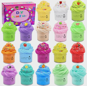 New Hot Sale Soft Slime Clear Colorful Crystal Slime Scented Stress Relief Slime - Product Image 4