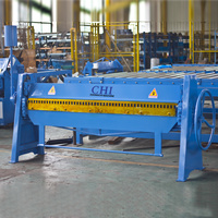 Machine à plier les tôles manuelle 1,5*3000, directement de l'usine, pour la fabrication de boîtes en fer et la fabrication de conduits pour les industries de la construction