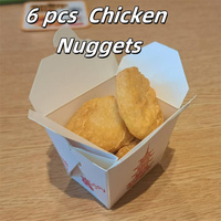 Caja para llevar China reciclable desechable blanca Contenedor de comida para llevar de fideos biológicos Perfecto para restaurantes para llevar
