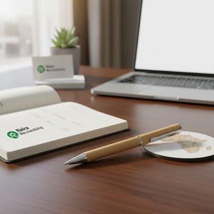 Penna promozionale girevole per il Merchandising di Naira - Product Image 3
