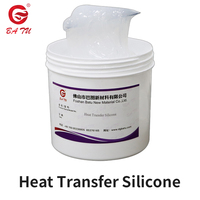 Colle silicone à transfert thermique, forte adhérence, sans décalage pour l'impression textile par transfert