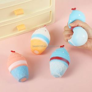ของเล่นบีบไอศกรีม EVA TPR น่ารัก บีบแล้วคืนรูปช้าๆ ของเล่นบีบได้ทุกเพศทุกวัย ผลิตในจีน สำหรับวัยรุ่นและผู้ใหญ่ - Product Image 2