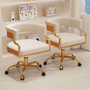 Chaise de salon de manucure au design moderne, table de manucure en acier inoxydable, mobilier de spa pour cils, style pour salons de beauté - Product Image 6