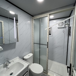 Casa Container di Lusso in Legno con 3 Camere da Letto e 2 Bagni, Prefabbricata, Modulare, Espandibile, Pieghevole, con Ruote, per Vivere all'Aperto, Villa, Hotel, Caffè - Product Image 6