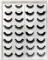 DC13 d curl cils pleine bande cils bande russe extensions de cils clin d'oeil ailé faux cils faux vison cat eye cils bandes