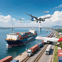 Koweït City DDP Logistique Yiwu au Koweït Port 1688 Agent d'approvisionnement pour Air + Express Shipping Via Rail & Truck