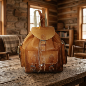 Mochila Hecha a Mano, Bolsa de Viaje Clásica, Asa Suave y Resistente, Estilo de Equipaje de Mano - Product Image 3