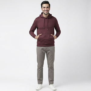 Sweat-shirts pour hommes de 280 à 520 GSM, logo personnalisé, pull-over en molleton doux, chaud, hiver, doux pour la peau, uni, décontracté, coupe ajustée - Product Image 1