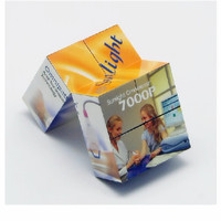 Cubo Mágico Magnético Plegable Promocional en 3D, Rompecabezas con un Diseño Encantador, Cubo Magnético de Plástico, Juguete de Rompecabezas para Niños