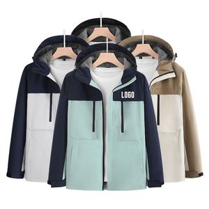 High Quality Winter Lining 3 in 1 Jacket <b>Warm</b> Hiking Camping Windproof <b>Waterproof</b> Windbreaker Custom Logo Outdoor Coat - Product Image 1