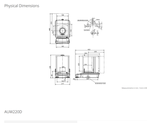 Instrument de pesage et de mesure SHIMADZU série AU - Product Image 2