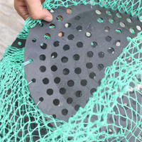 Lanternes pliables en forme de coquille Saint-Jacques pour huîtres, lanternes pour huîtres crues, ensembles de filets