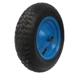 High Quality Caster Wheel 4.00-8 Trolley Wheel Pneumatic Tire Wheelbarrow Rubber Tyre For Sale