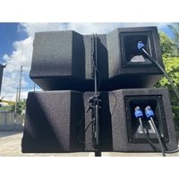 Système de sonorisation Line Array actif T.I Pro Audio 10 pouces avec haut-parleur en bois pour scène et système de sonorisation pour église