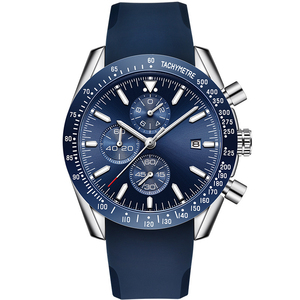 Montre à quartz pour homme, multifonctionnelle, étanche, sportive, en silicone - Product Image 3