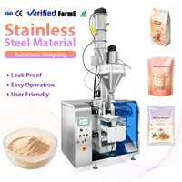 Machine de remplissage automatique Doypack avec remplisseur à vis sans fin pour poudre de shake de remplacement de repas en sachet préformé