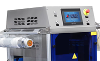 Scelleuse de barquettes en plastique à flux d'air sous vide pneumatique entièrement automatique DQ730AT-V à haute productivité