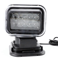 Epistar-Luz LED de búsqueda para campo de granja, Faro de luz LED 4x4 de 50w, 7 pulgadas, 12V, 24V, 360 grados, Control remoto inalámbrico