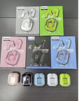 Nouveaux Écouteurs Gaming sans Fil TWS de 1ère Génération, Stéréo Bilatéral In-Ear, Casque Numérique Transparent BT avec Boîtier de Charge