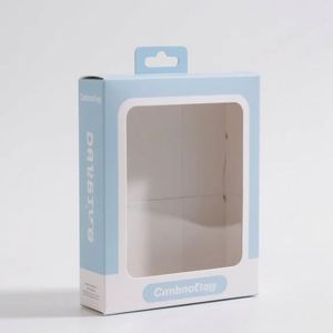 กล่องกระดาษลูกฟูกพับได้แบบกำหนดเองสำหรับบรรจุภัณฑ์ของเล่นเด็ก ตุ๊กตา พร้อมหน้าต่างใส รูปทรงสี่เหลี่ยมผืนผ้า - Product Image 4