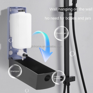 <span class=keywords><strong>Dispensador</strong></span> <span class=keywords><strong>de</strong></span> jabón líquido manual montado en la pared <span class=keywords><strong>de</strong></span> plástico <span class=keywords><strong>de</strong></span> <span class=keywords><strong>1</strong></span> <span class=keywords><strong>litro</strong></span> - Product Image 5