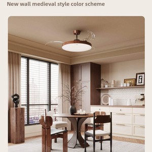 <span class=keywords><strong>PHILIPS</strong></span> <span class=keywords><strong>พัดลม</strong></span>แบบวินเทจ ไฟ LED ฟูลสเปกตรัม ควบคุมความถี่ได้ ทำงานเงียบ ควบคุมด้วยรีโมท Ra97 36/42 นิ้ว - Product Image 3
