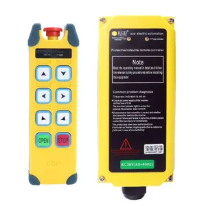 Hot Selling 6 Buttons Single Speed Waterproof Crane Down Radio Industrial Wireless Smart Remote Control