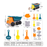 Ensemble de jouets de plage d'été en plastique pour enfants Kit d'outils de pelle pour le jeu de sable des enfants