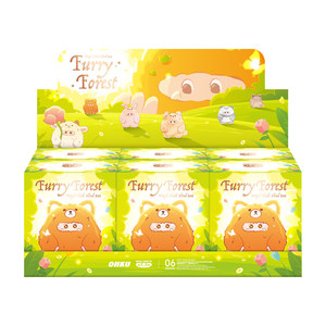 100% Genuino Fluffy Giggle Monster Furry Forest Caja Sorpresa de Vinilo Segunda Generación Figuras de Anime Decorativas de <span class=keywords><strong>Dibujos</strong></span> <span class=keywords><strong>Animados</strong></span> Colgante de Juguete Regalo - Product Image 1