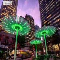Vente en gros IP65 étanche extérieur RVB LED fibre optique lumières florales-jardin/parc/carré décorations de paysage