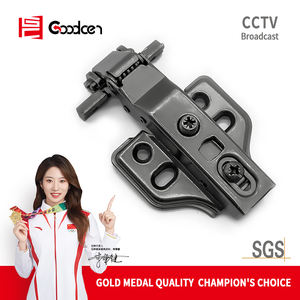 مفصلات إطار من الألومنيوم ذو اتجاهين من Goodcen سهلة التركيب لا تتطلب أي مثقاب ثلاثي الأبعاد مفصلات خزانة قريبة ناعمة - Product Image 4