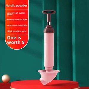 Desatascador de inodoro con ventosa de ABS para el hogar, para desagües y eliminación de obstrucciones - Product Image 6