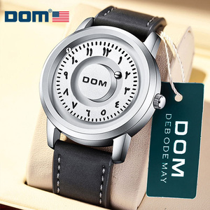 DOM 1769 Nouvelle tendance de la mode, <span class=keywords><strong>concept</strong></span> de personnalité, montre pour homme, montre créative à pointeur défilant, force magnétique, montre pour homme, étanche - Product Image 2