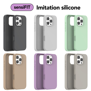 Étui en <span class=keywords><strong>silicone</strong></span> liquide mat imperméable de luxe Soonleader avec finition givrée antichoc pour 16 Pro - Product Image 2