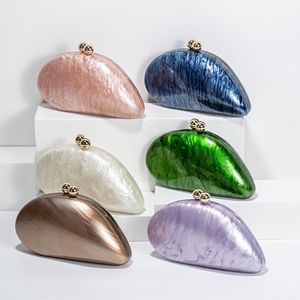 Women's Fashionable Geometric Pattern Evening Bag Single Shoulder <b>Cross</b>-Body Wedding Clutch <b>Chain</b> for Foreign Trade Tanjing - Product Image 1